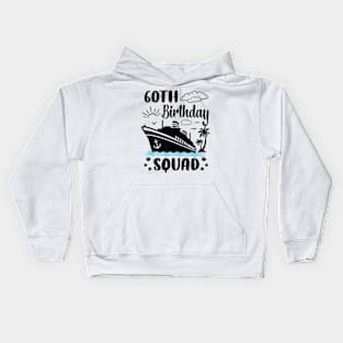 60th Birthday Cruise Vacation 2024 Cruise matching group Kids Hoodie